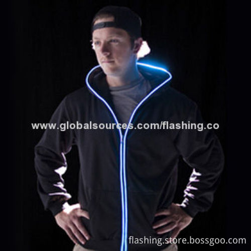 High brightness EL light hoodiesNew